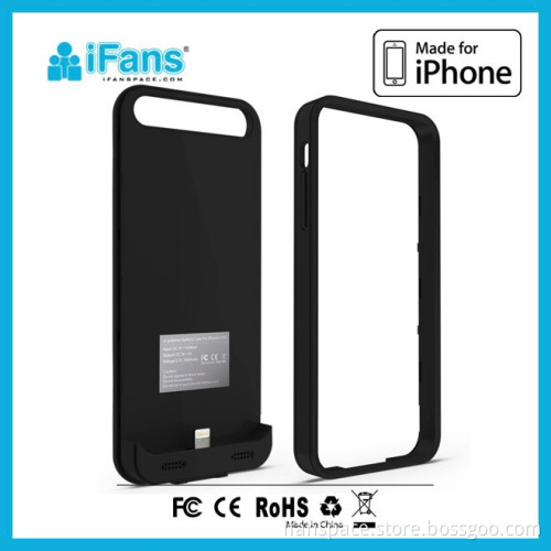Alibaba Gold Supplier MFi Battery Charger Case/Mobile Cell Charger for Apple iPhone 5 5s 2400mAh